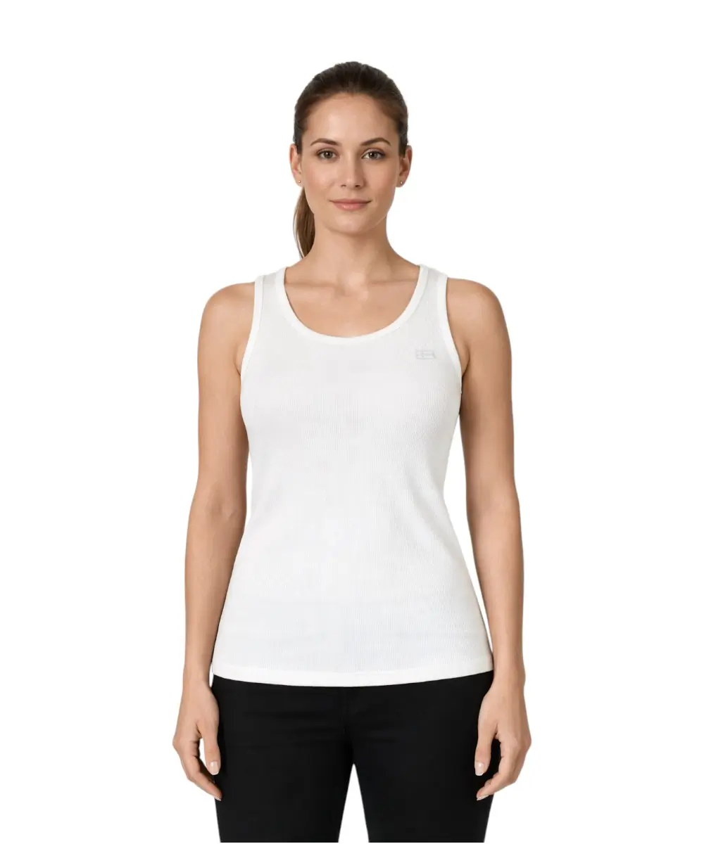 Scuola Nautica Italiana - Γυναικείο T-shirt Αμάνικο Rib 856220-WHITE Λευκό