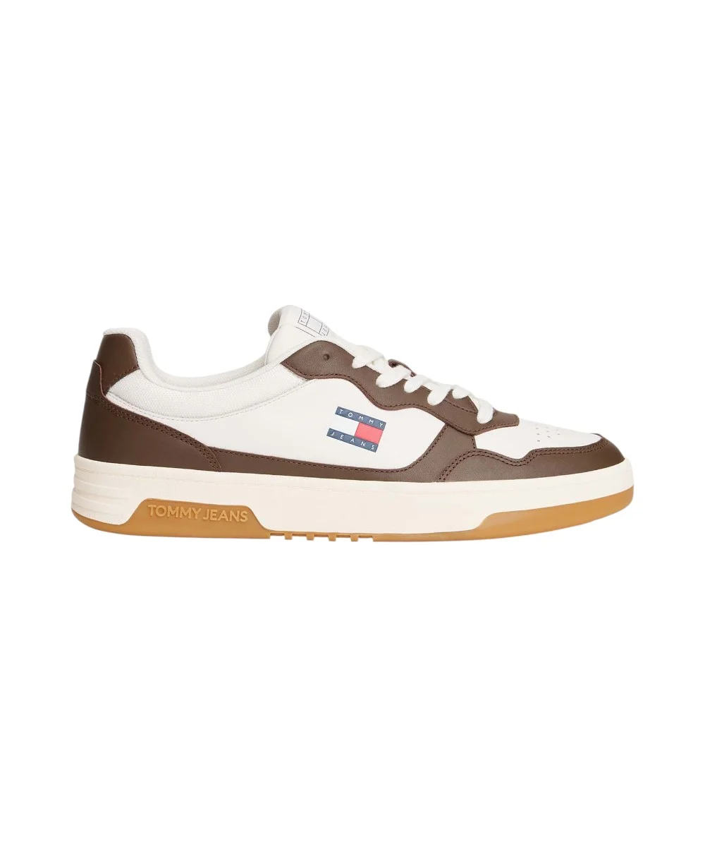 Tommy Hilfiger - Ανδρικά Sneakers Cupsole Leather Ess EM0EM01443-0LI Καφέ