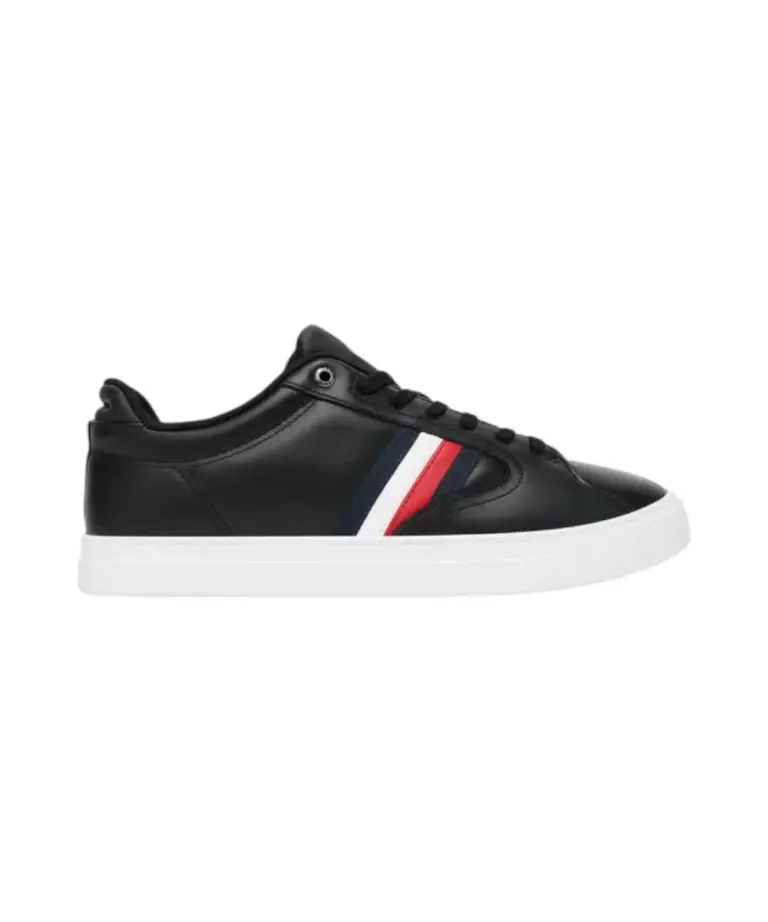 Tommy Hilfiger - Ανδρικά Sneakers Icon Court Stripes FM0FM05628-BDS Μαύρο