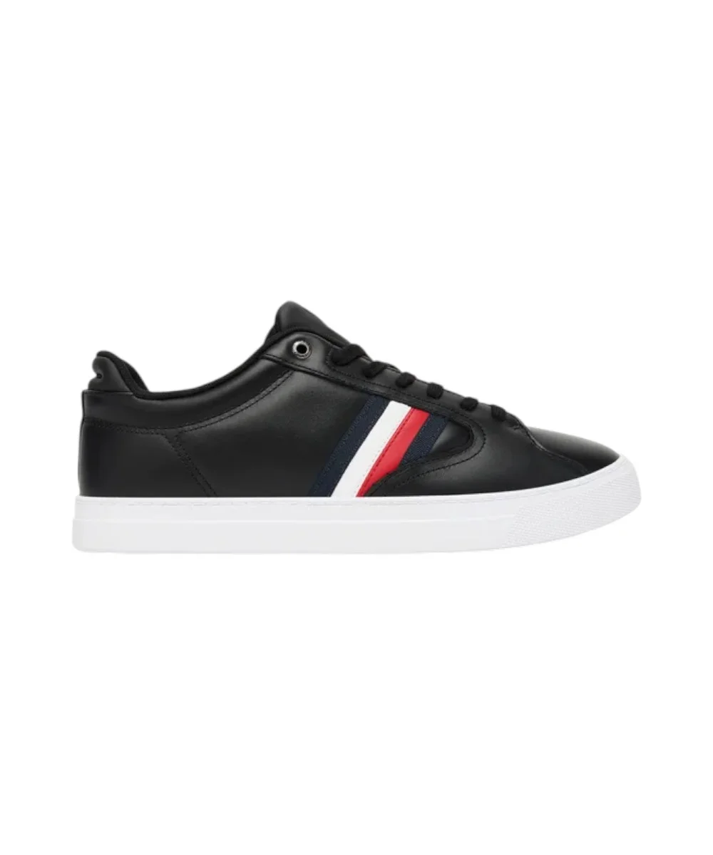 Tommy Hilfiger - Ανδρικά Sneakers Icon Court Stripes FM0FM05628-BDS Μαύρο