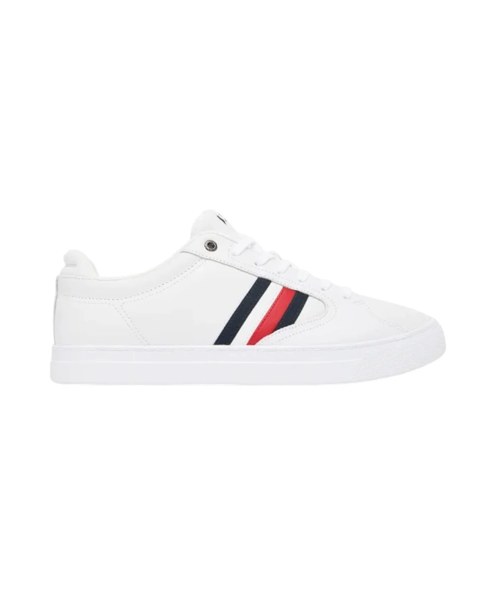 Tommy Hilfiger - Ανδρικά Sneakers Icon Court Stripes FM0FM05628-YBS Λευκό