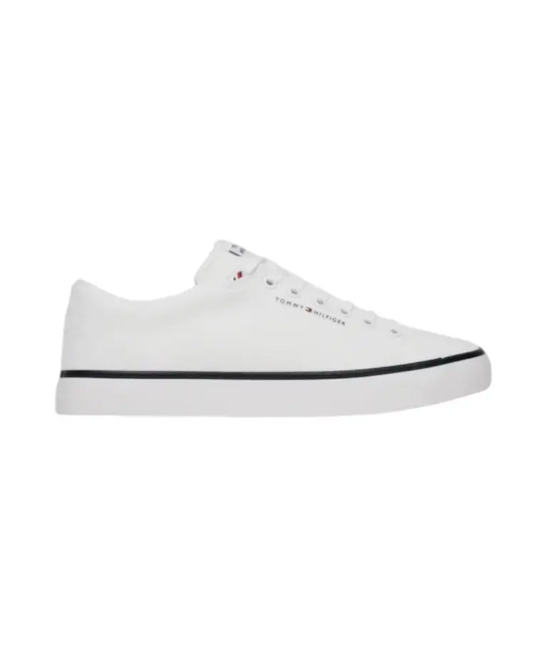 Tommy Hilfiger - Ανδρικά Sneakers Th CHi Vulc Core Low Ii Mesh FM0FM05513-YBS Λευκό