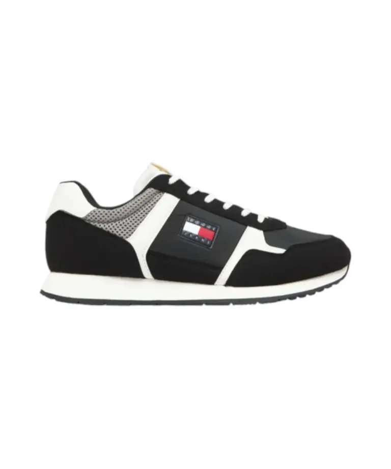 Tommy Hilfiger - Ανδρικά Sneakers Th Runner Casual EM0EM01590-BDS Μαύρο