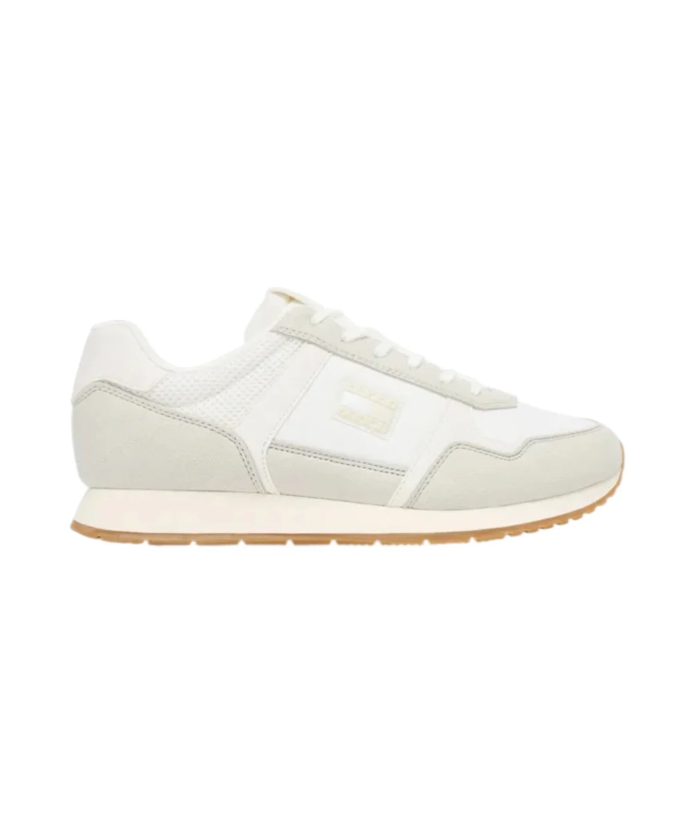 Tommy Hilfiger - Ανδρικά Sneakers Th Runner Casual EM0EM01617-YBL Εκρού