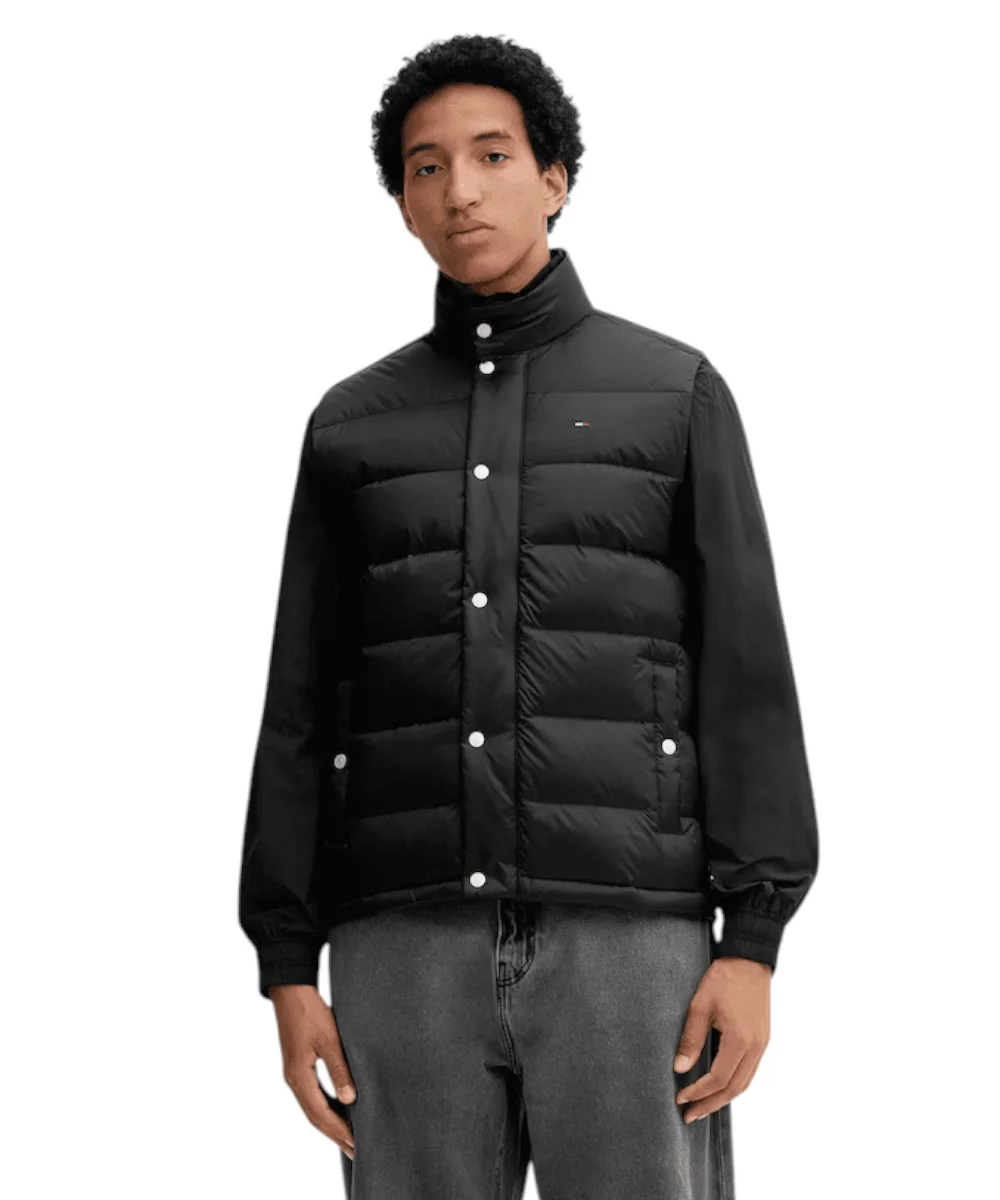 Tommy Hilfiger - Ανδρικό Αμάνικο Μπουφάν Gilet Padded Down Water Repellent DM0DM21777-BDS Μαύρο