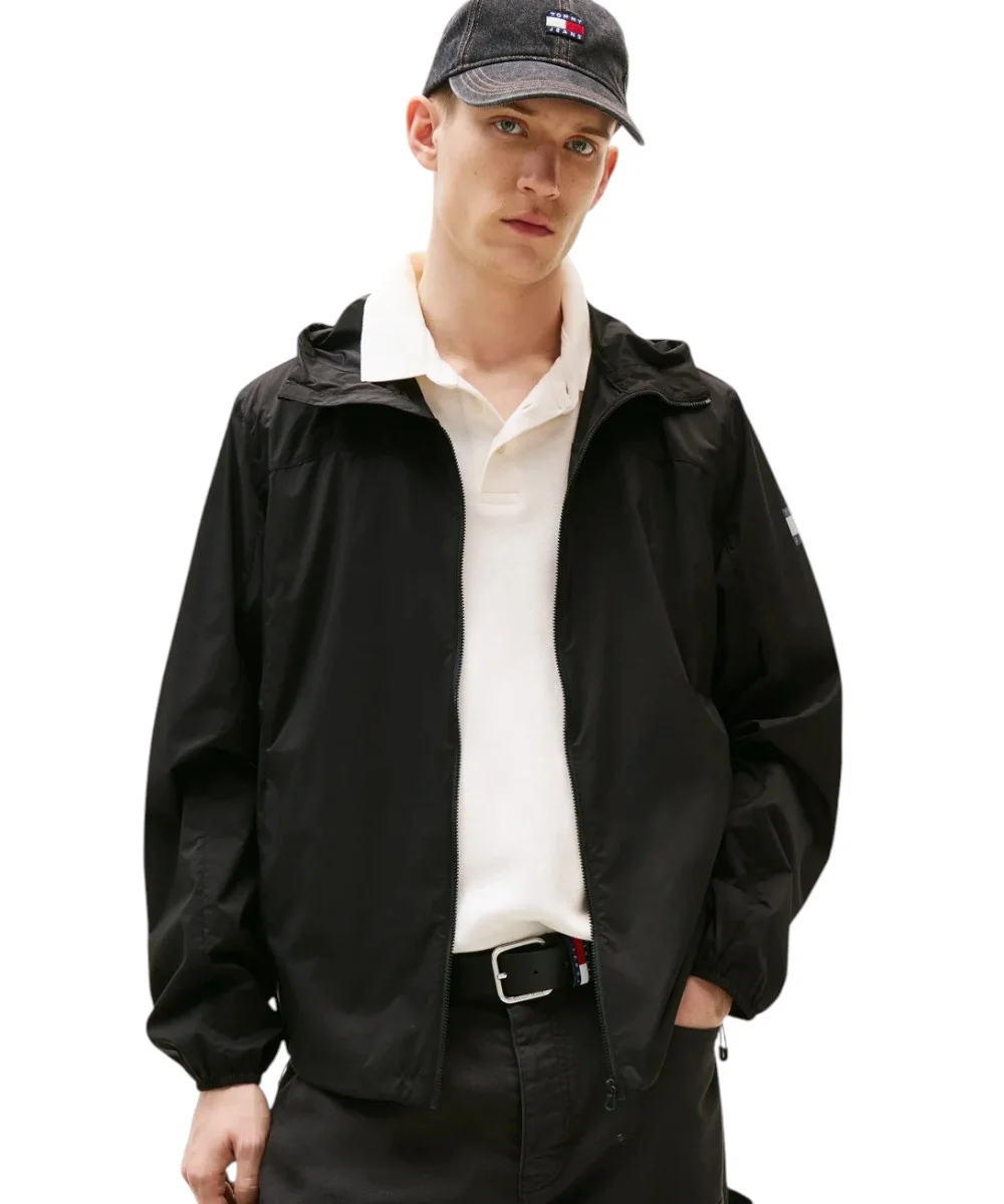 Tommy Hilfiger - Ανδρικό Μπουφάν Tjm Outdoor Shell Jacket Ext Light Jacket DM0DM21699-BDS Μαύρο