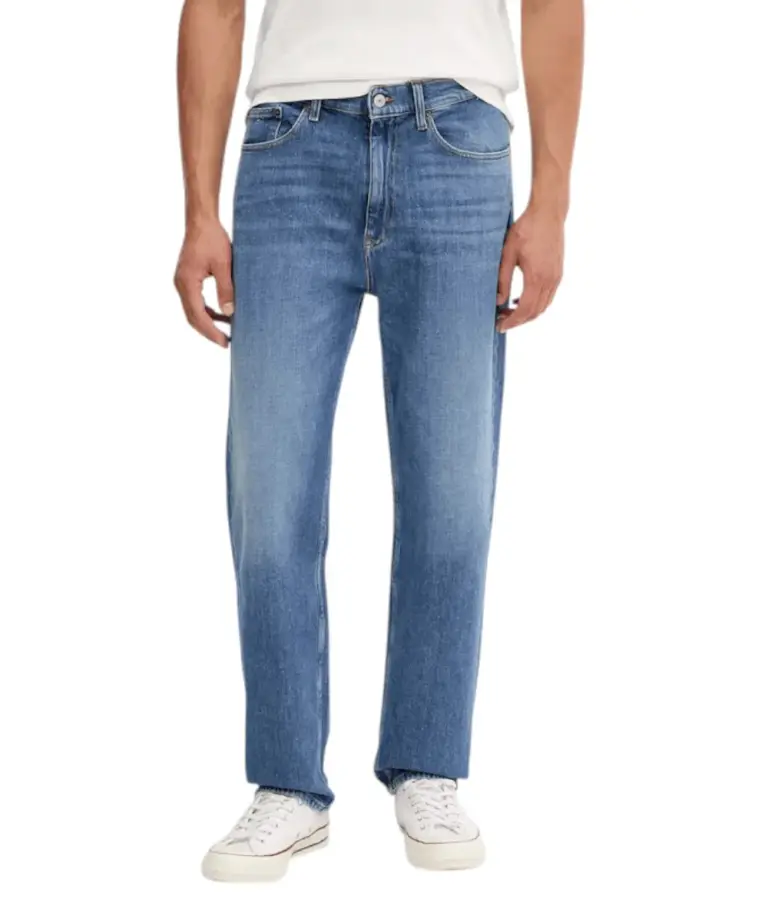 Tommy Hilfiger - Ανδρικό Παντελόνι Τζιν Ελαστικό Ryan Slim Fit DM0DM22163-1A5 Μπλε