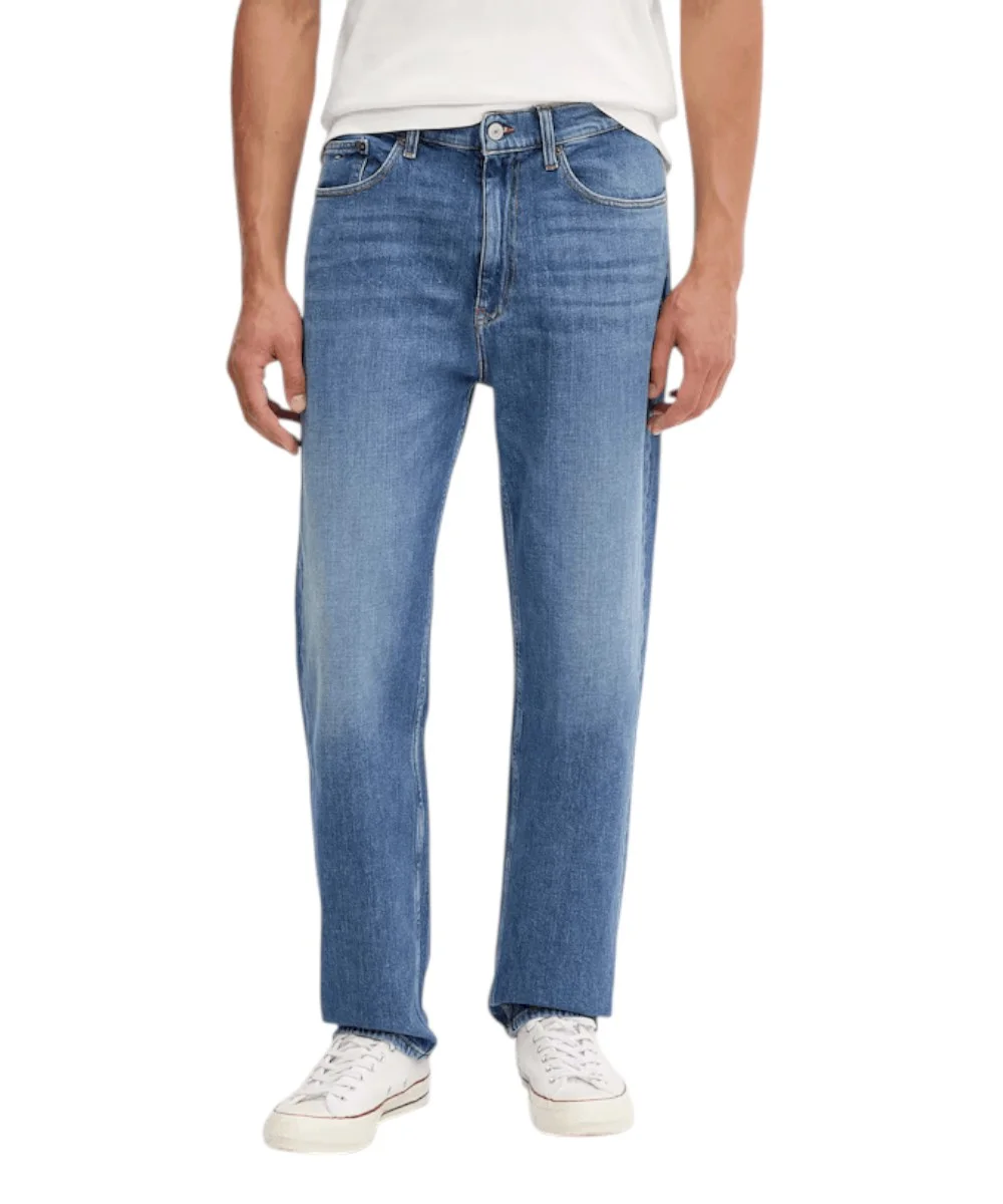 Tommy Hilfiger - Ανδρικό Παντελόνι Τζιν Ελαστικό Ryan Slim Fit DM0DM22163-1A5 Μπλε