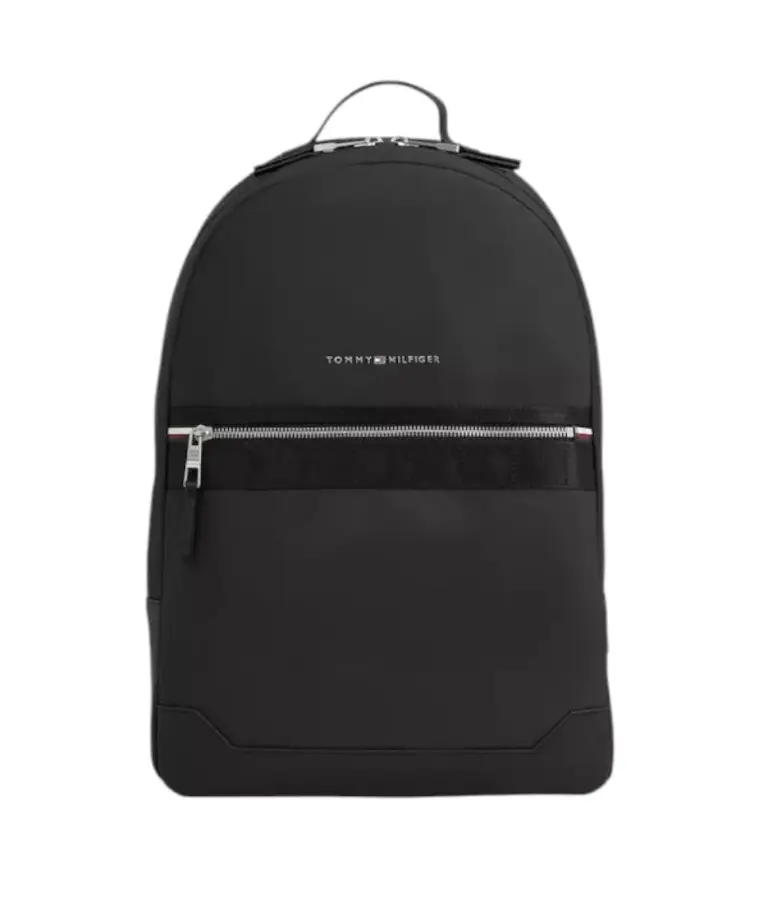 Tommy Hilfiger - Ανδρικό Σακίδιο Th Elevated Nylon Backpack AM0AM11573-BDS Μαύρο