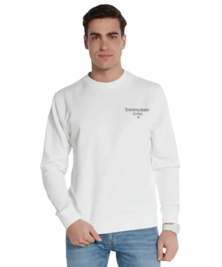 Tommy Hilfiger - Ανδρικό Φούτερ Zipless DM0DM18609-YBR Λευκό