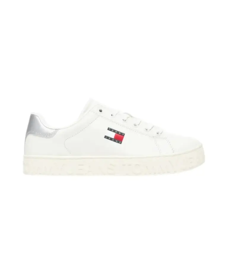 Tommy Hilfiger - Γυναικεία Sneakers Th Logo Outsole Sneaker Ess EN0EN02703-0K7 Εκρού