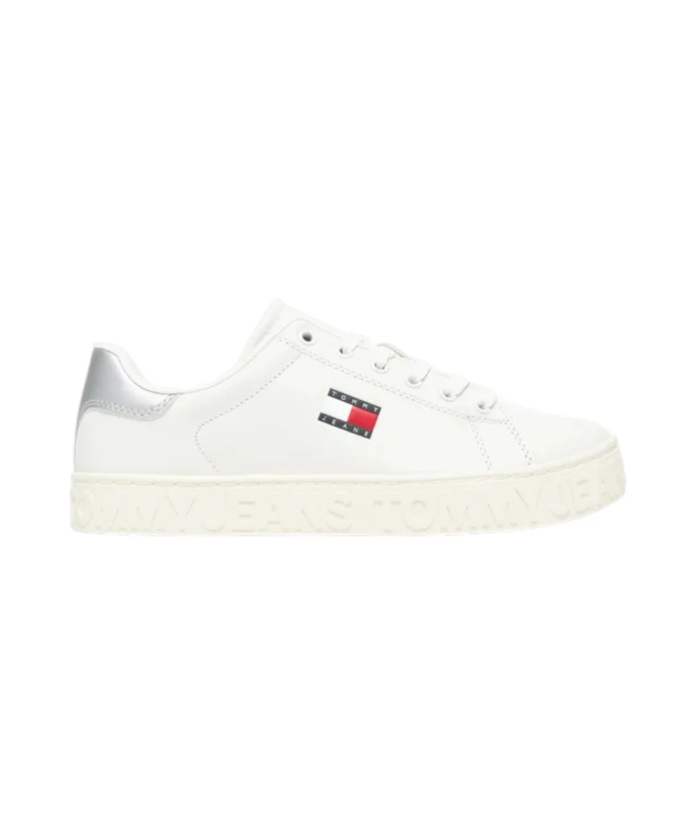 Tommy Hilfiger - Γυναικεία Sneakers Th Logo Outsole Sneaker Ess EN0EN02703-0K7 Εκρού