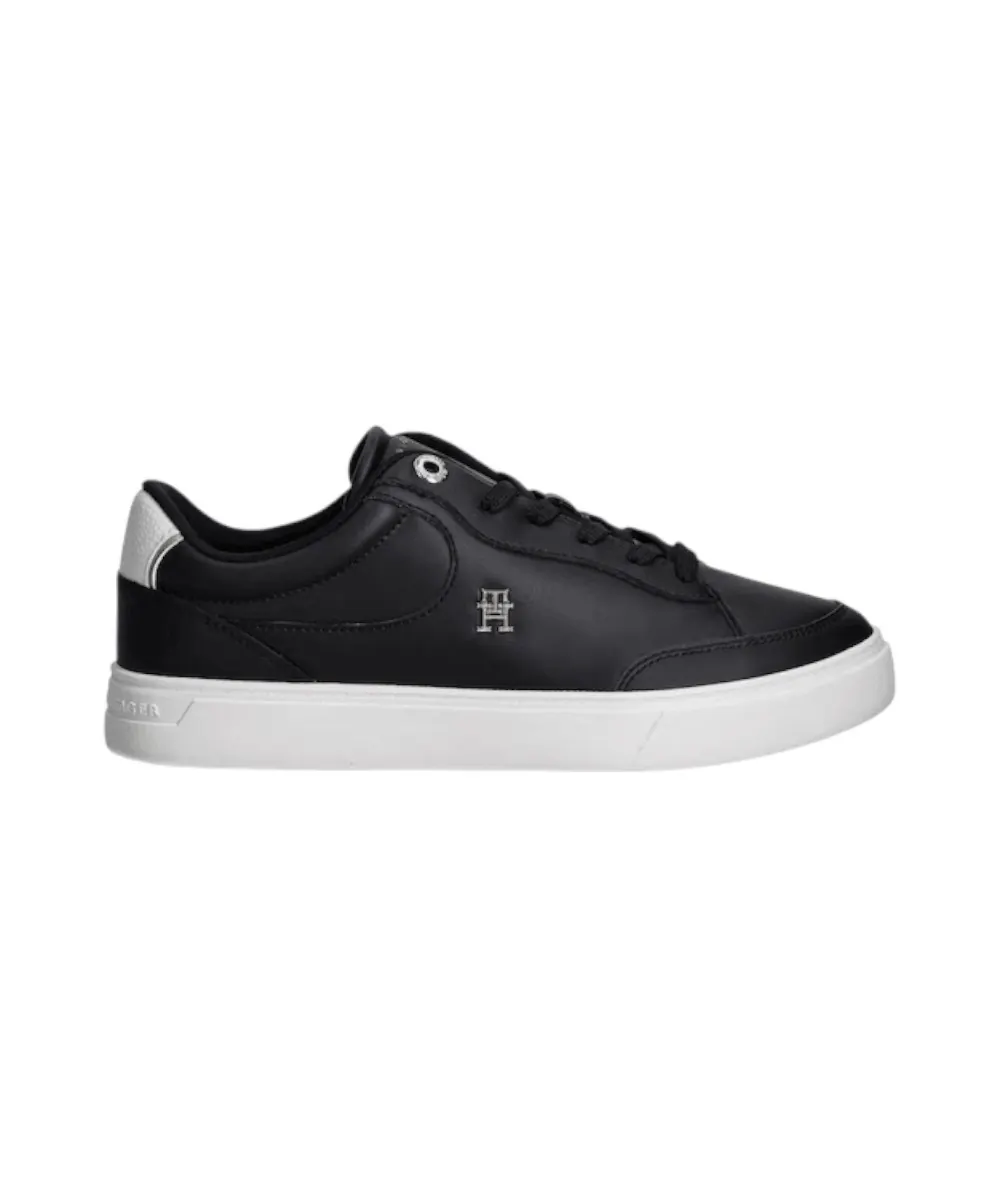 Tommy Hilfiger - Γυναικεία Sneakers Αθλητικά Essential Chic Court Sneaker FW0FW08322-BDS Μαύρο