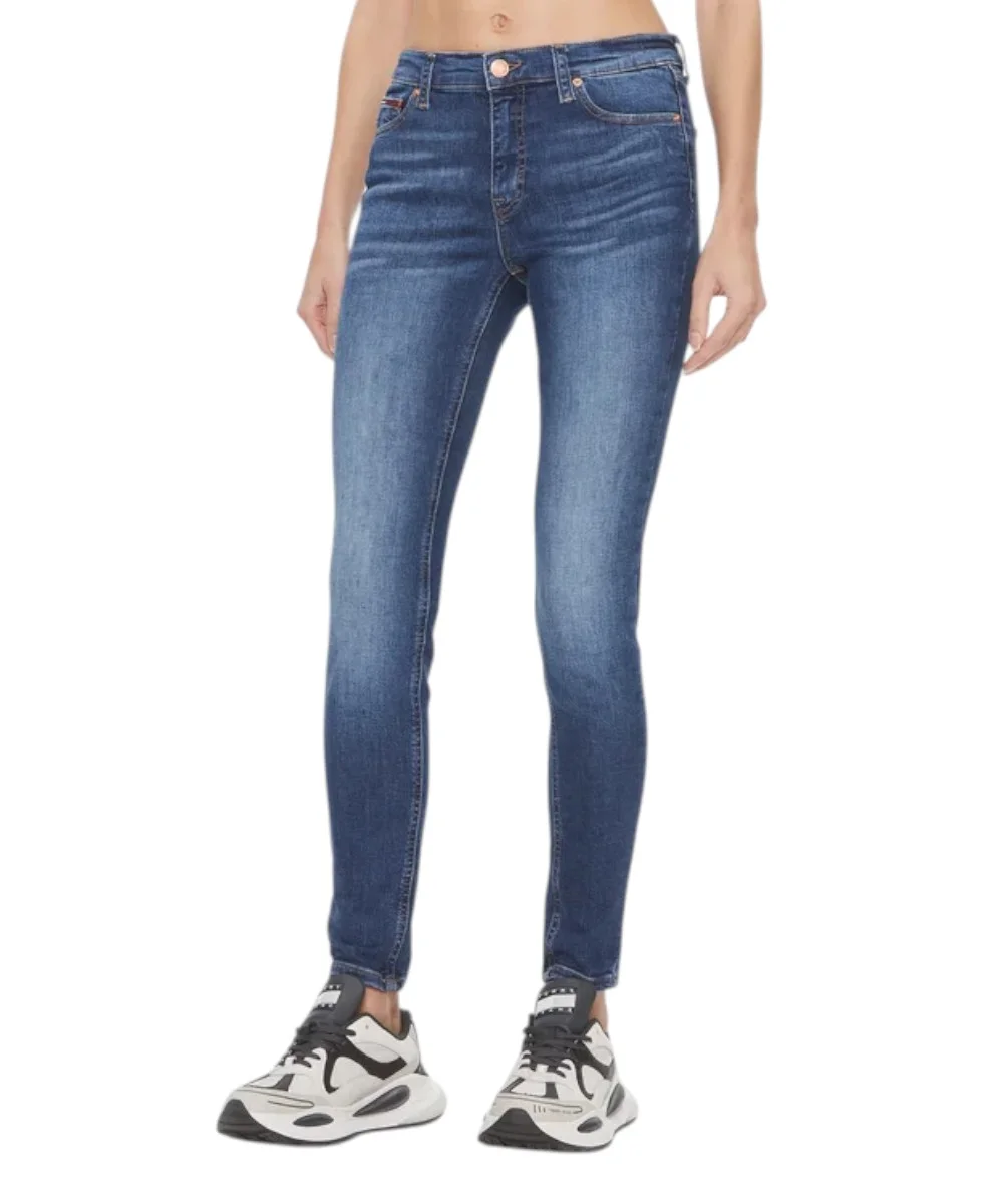 Tommy Hilfiger - Γυναικείο Παντελόνι Jean Nora Skinny Fit DW0DW16705-1A5 Μπλε Σκούρο