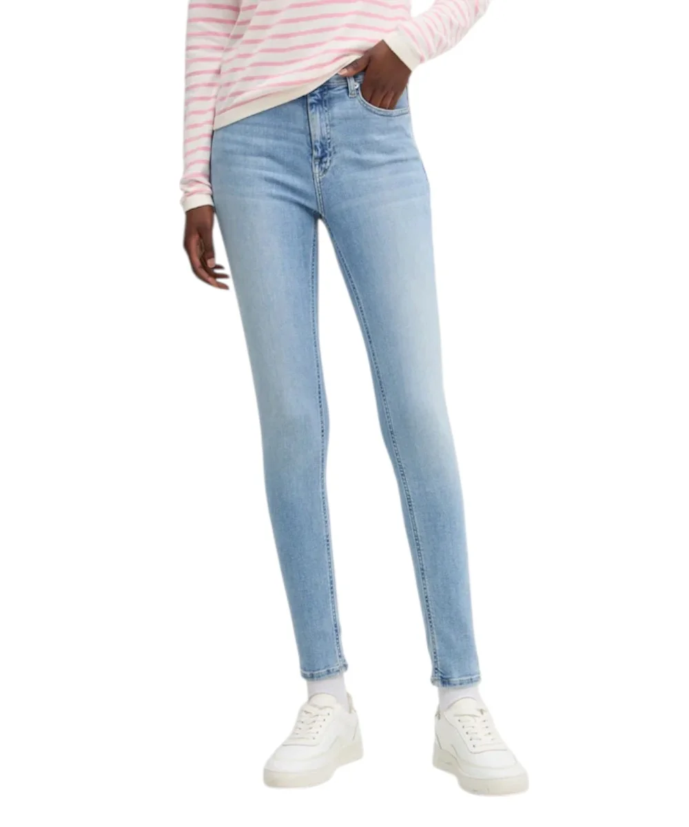 Tommy Hilfiger - Γυναικείο Παντελόνι Jean Nora Skinny Fit DW0DW19256-1AB Γαλάζιο