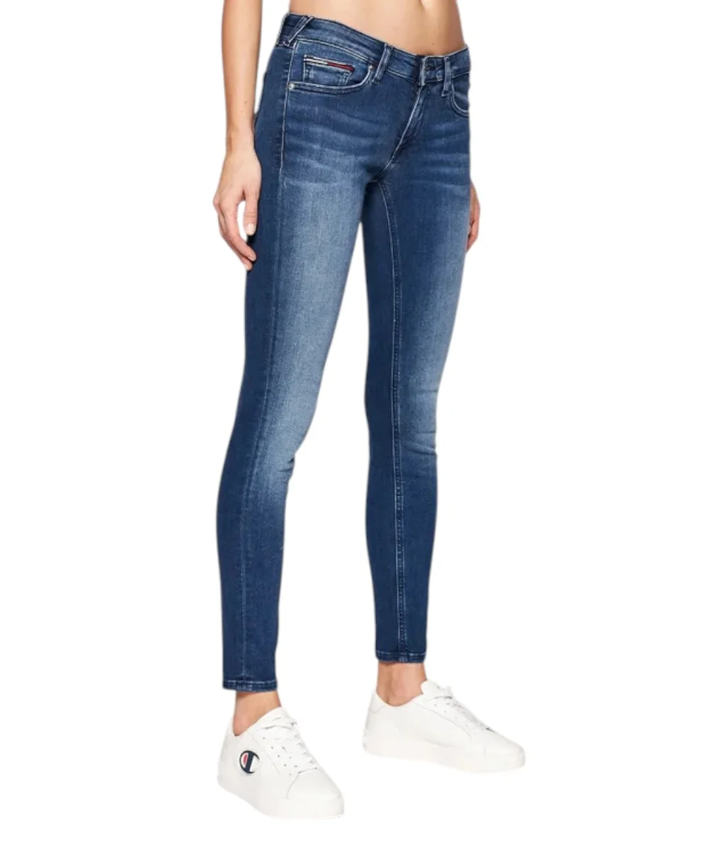 Tommy Hilfiger - Γυναικείο Παντελόνι Jean Sophie Skinny Fit DW0DW09214-1A5 Μπλε Σκούρο