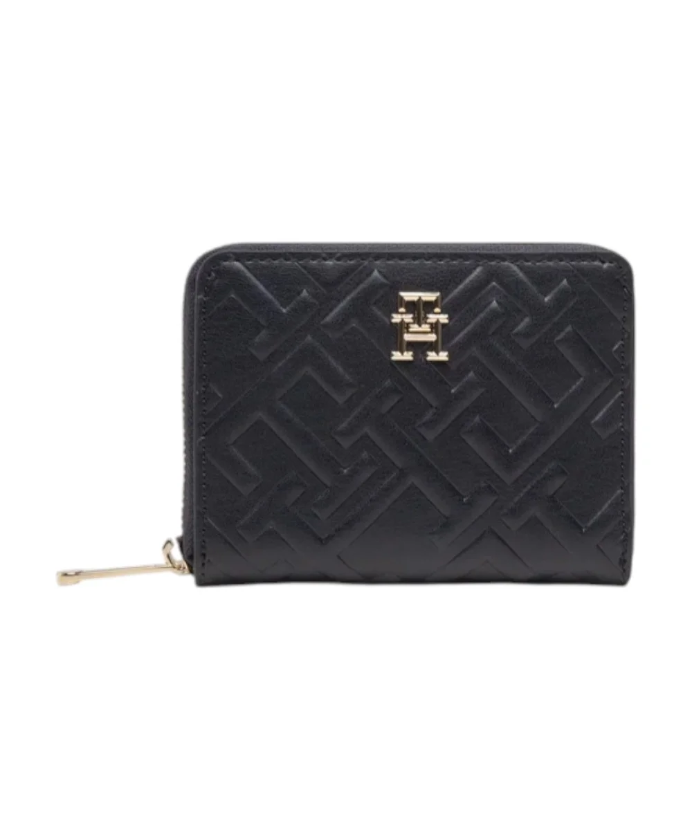 Tommy Hilfiger - Γυναικείο Πορτοφόλι Th Iconic Med Za Wallet AW0AW14342-DW6 Μπλε Σκούρο