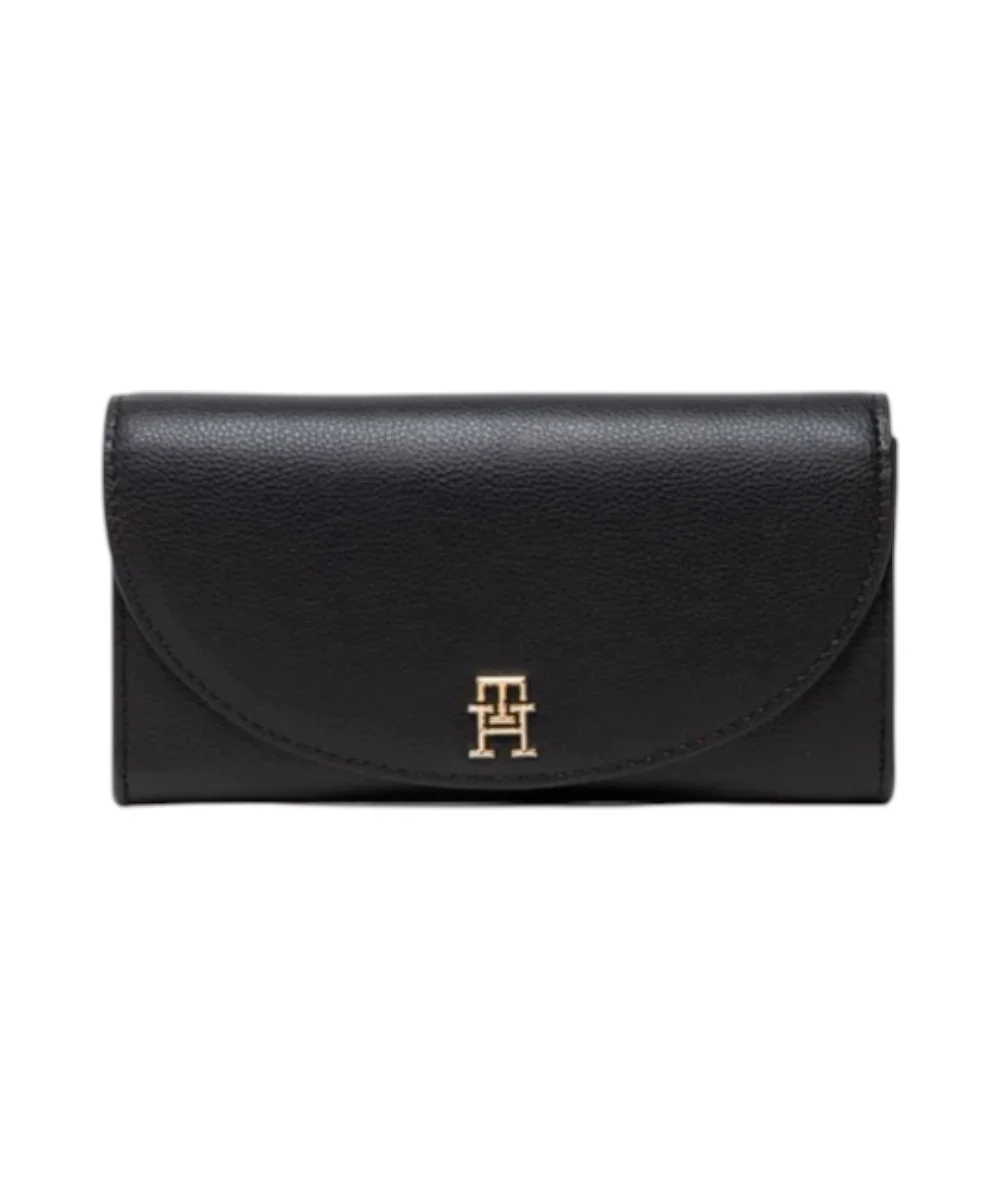 Tommy Hilfiger - Γυναικείο Πορτοφόλι Th Life Lrg Za AW0AW13657-BDS Μαύρο