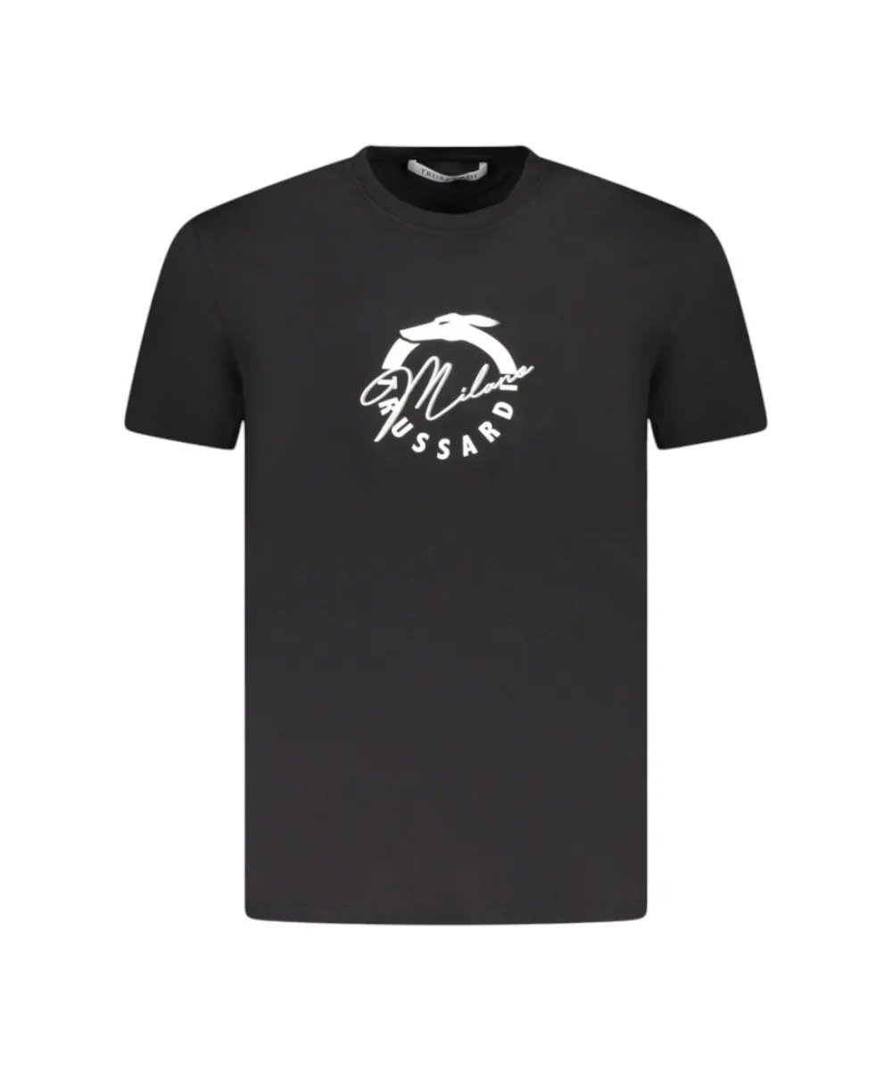 Trussardi Jeans - Ανδρικό Beachwear T-Shirt TRU25MTS01-03BLAC Μαύρο