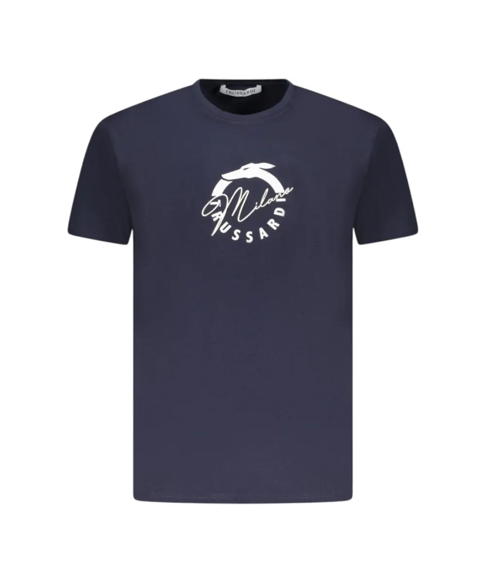 Trussardi Jeans - Ανδρικό Beachwear T-Shirt TRU25MTS01-09NAVY Μπλε Ναυτικό