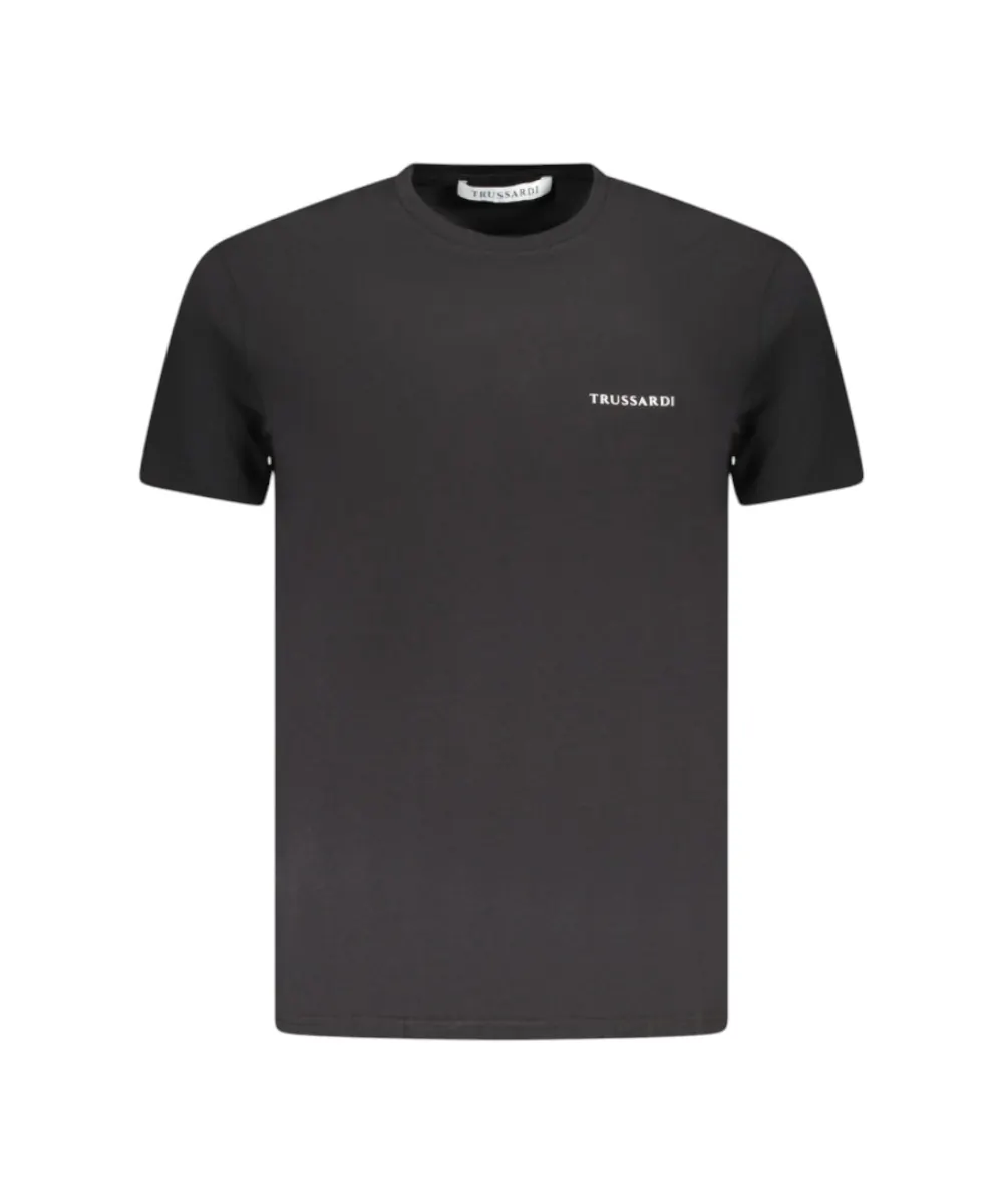 Trussardi Jeans - Ανδρικό T-Shirt Brush TRU25MTS03-03BLAC Μαύρο