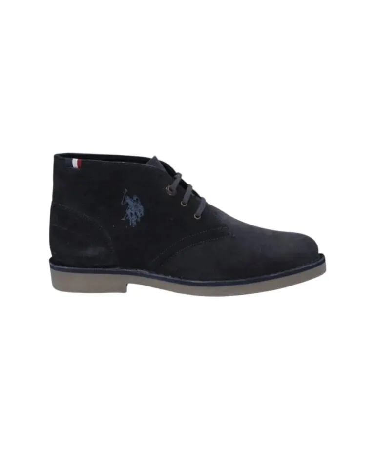U.S. Polo Assn. - Ανδρικά Μποτάκια Σουέτ MUST002/MBS2-DBL002 Μπλε