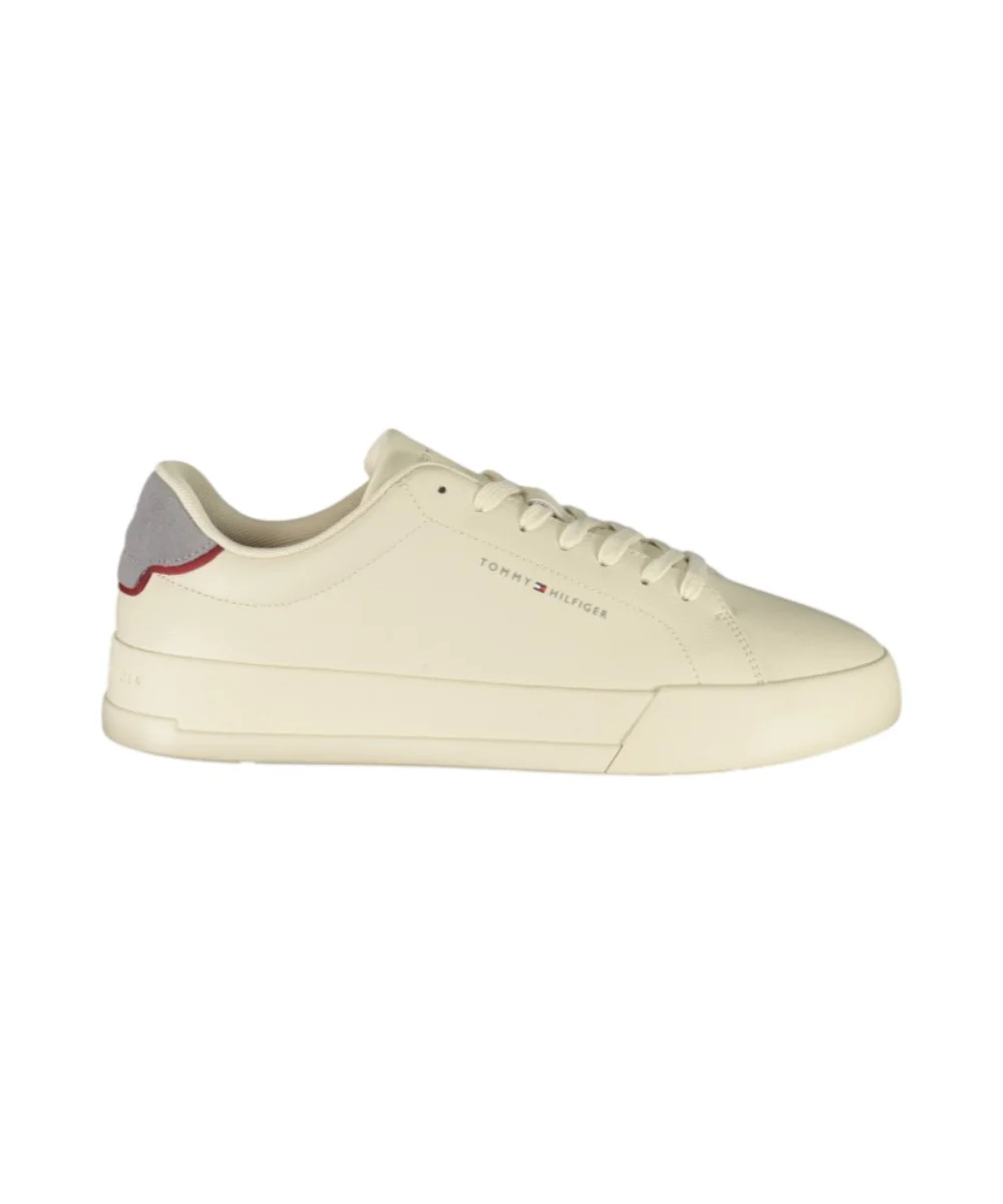 Tommy Hilfiger - Ανδρικά Sneakers Th Court Lth Detail Ess FM0FM05367-0F4 Μπεζ