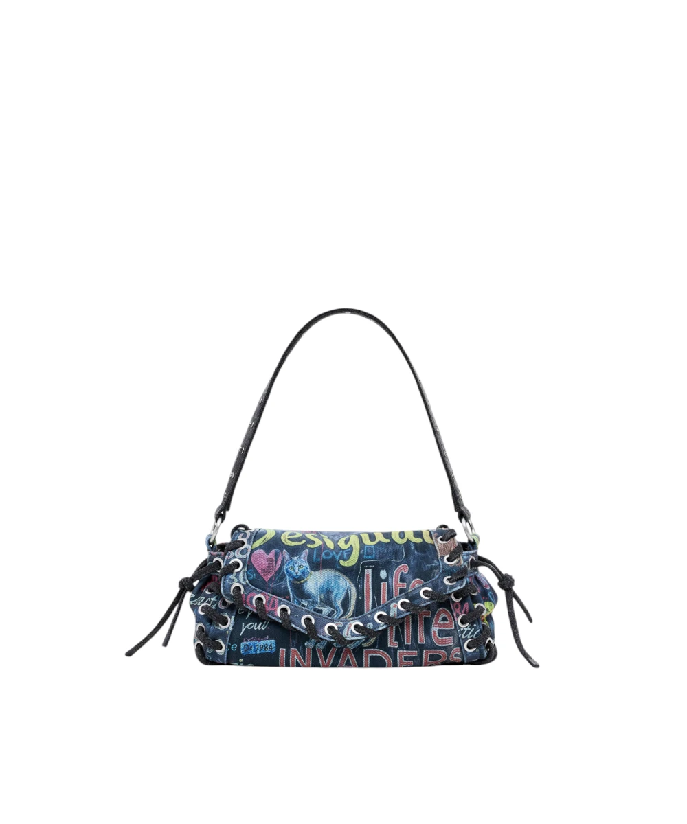 Desigual - Γυναικεία Τσάντα Ώμου Pizzicato Leiri 25WAXD22-9019 Πολύχρωμο