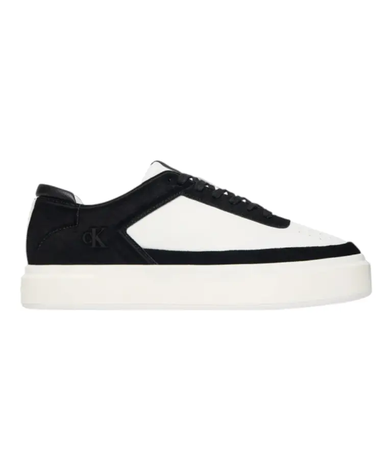 Calvin Klein - Ανδρικά Sneakers Ck Basket Cupsole Laceup Lth-Su YM0YM01354-0GM Μαύρο