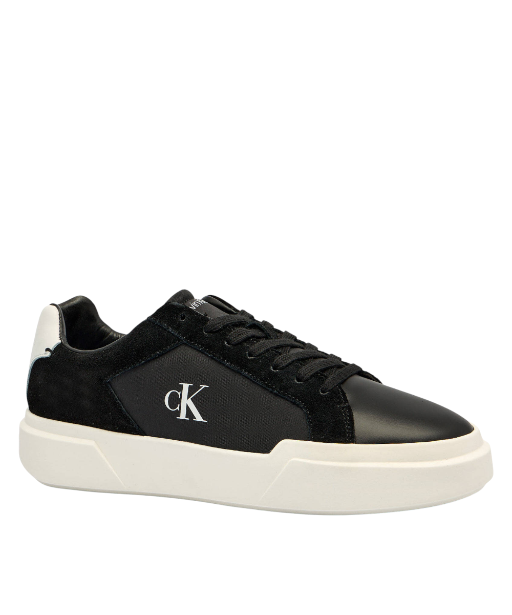 Calvin Klein - Ανδρικά Δερμάτινα Sneakers Chunky YM0YM01348-0GM Μαύρο