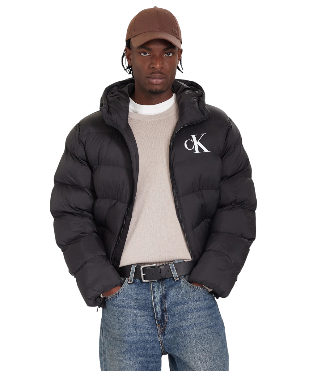 Calvin Klein - Ανδρικό Χειμωνιάτικο Μπουφάν Regular Fit LV04RD528G-UB1 Μαύρο