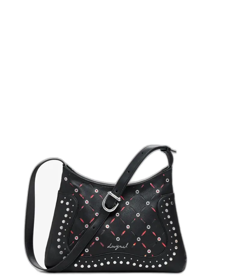 Desigual - Γυναικεία Τσάντα Ώμου Bag Yankee Manaos 25WAXP38-2000 Μαύρο