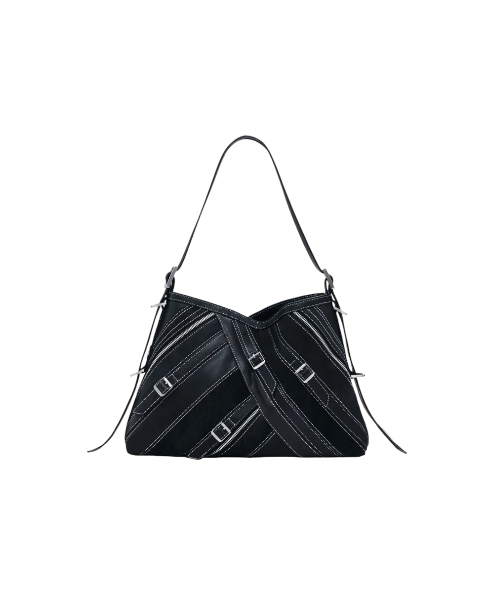 Desigual - Γυναικεία Τσάντα Ώμου Fibonacci Buxton 25WAXP72-2000 Μαύρο