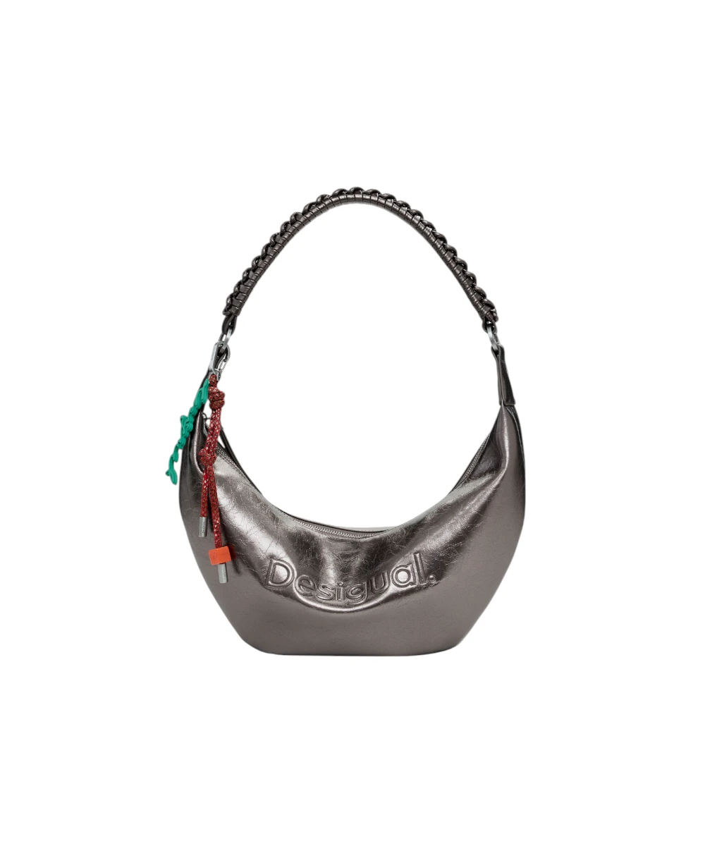 Desigual - Γυναικεία Τσάντα Ώμου Zante 25WAXPAU-9225 Ασημί