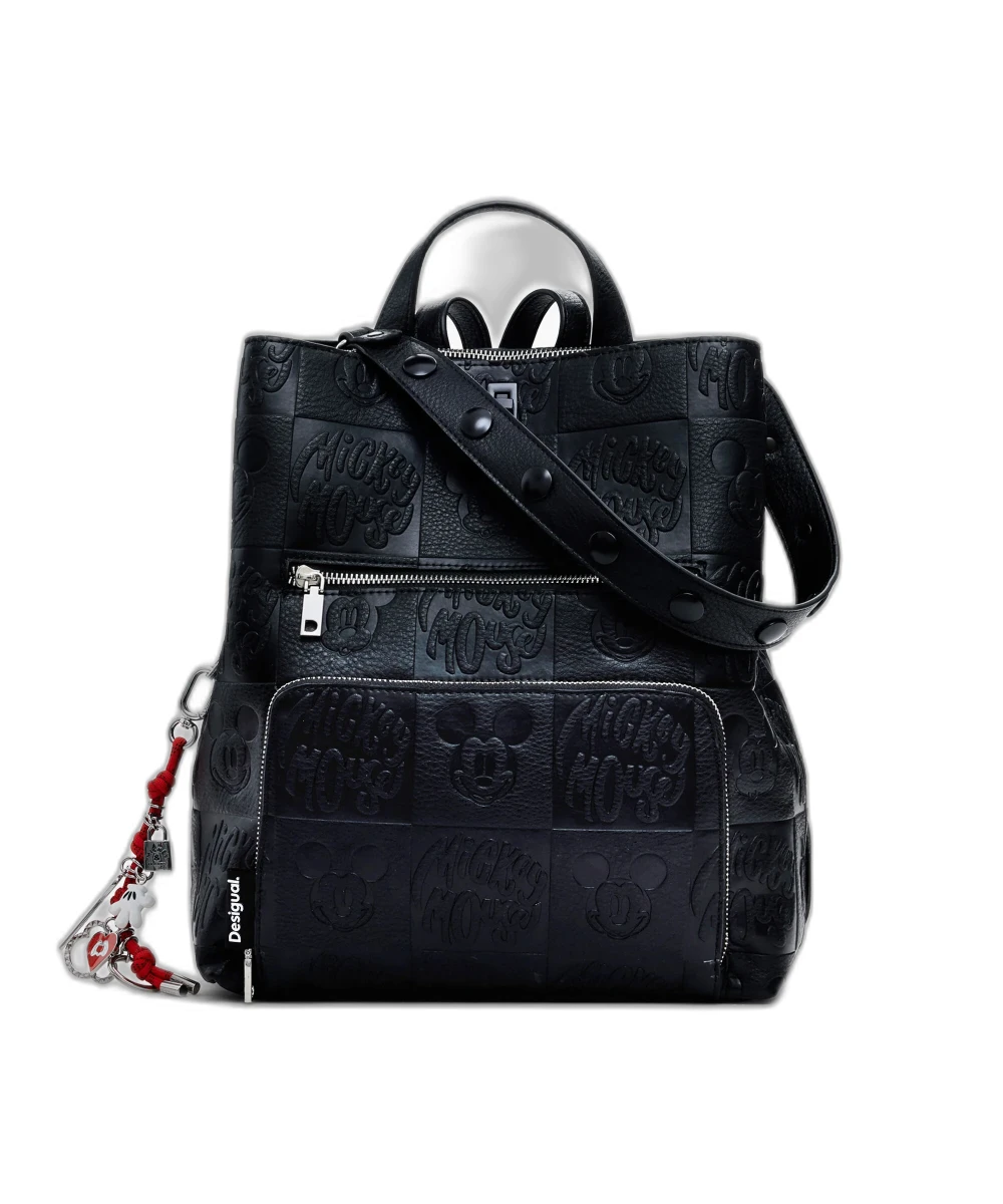 Desigual - Γυναικεία Τσάντα Πλάτης Back_all Mickey Rock Sumy 25WAKP02-2000 Μαύρο