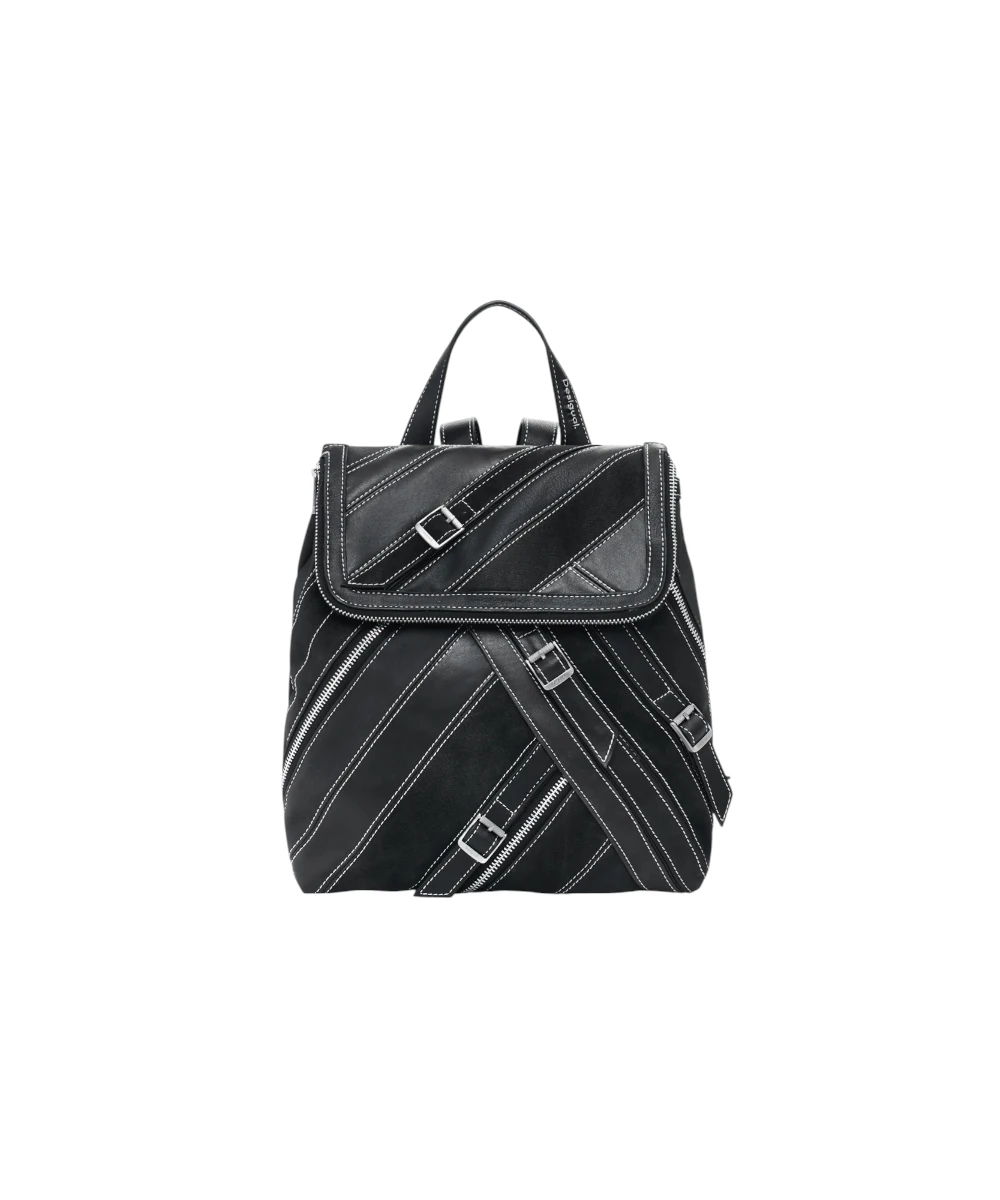 Desigual - Γυναικεία Τσάντα Πλάτης Fibonacci Hampton Mi 25WAKP25-2000 Μαύρο