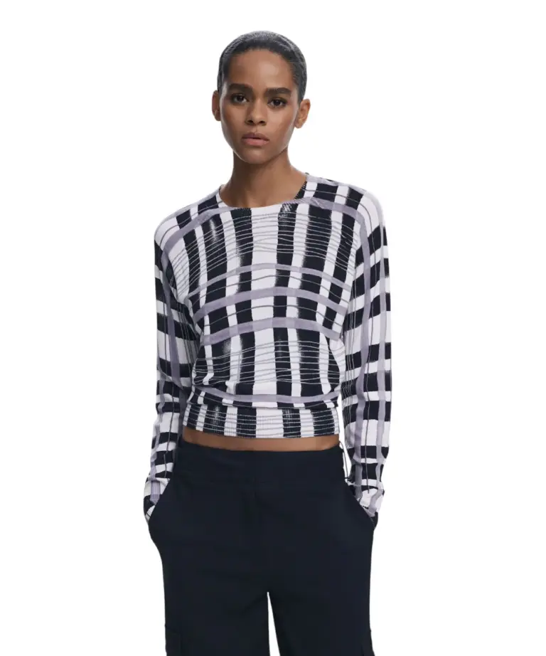 Desigual - Γυναικείο Πουλόβερ Noruega Regular Fit 25WWJF41-2000 Μαύρο