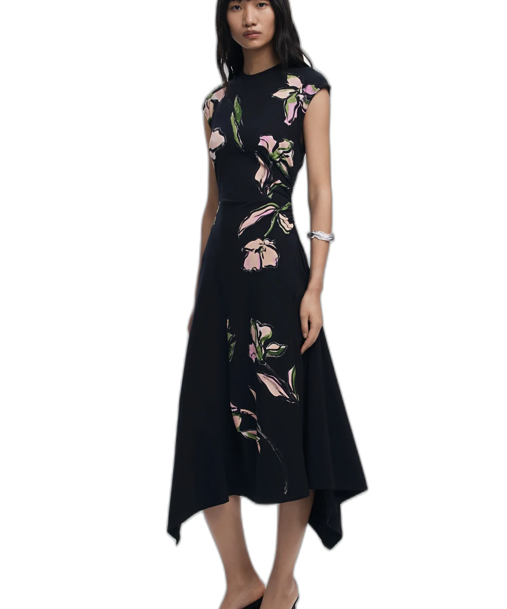 Desigual - Γυναικείο Φόρεμα Katrina Slim Fit 25WWVK12-2000 Μαύρο