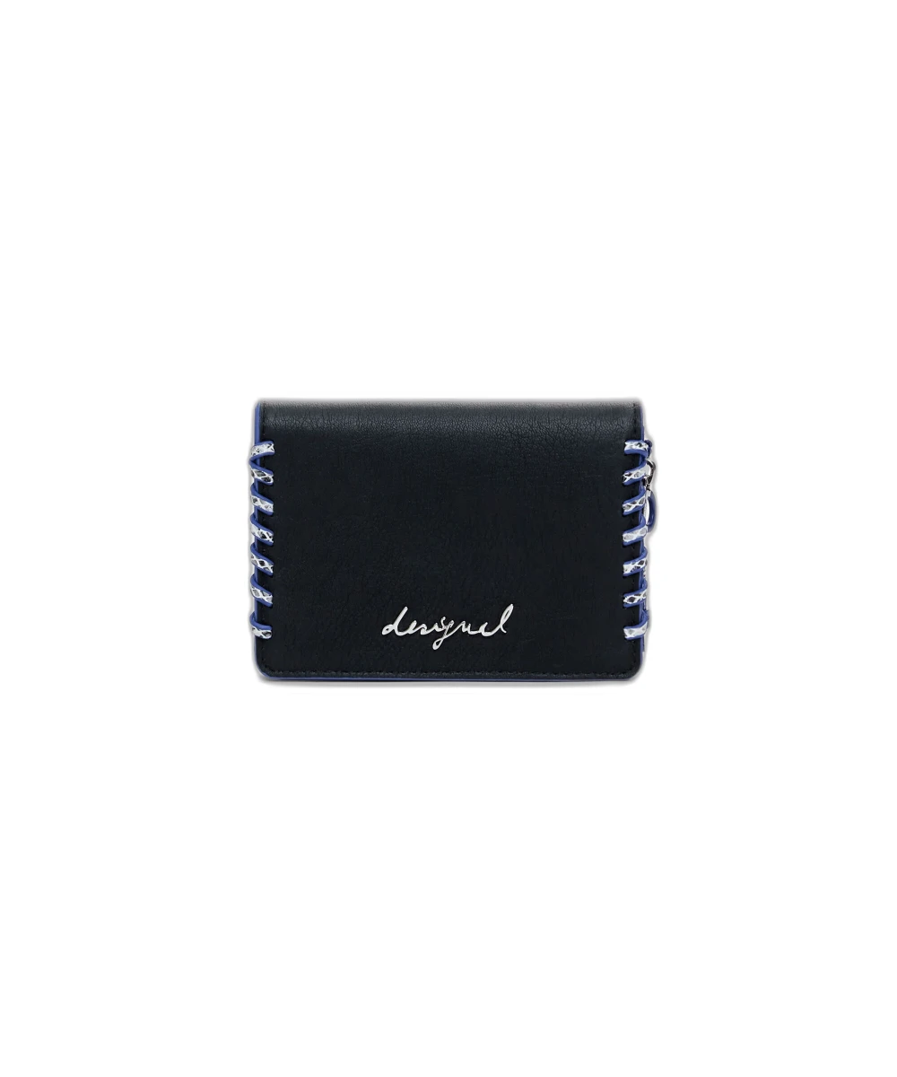 Desigual - Γυναικείο πορτοφόλι Greta Tiny Zip Capsule 25WAYP08-2000 Μαύρο