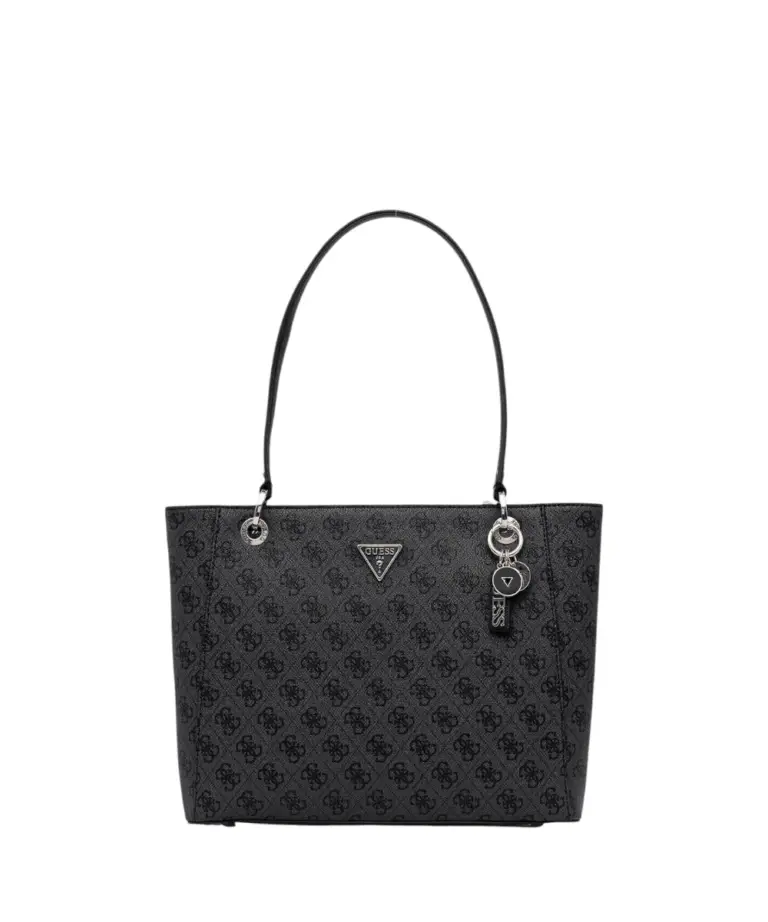 Guess - Γυναικεία Τσάντα Ώμου Noelle II HWBG9672250-COAL Ανθρακί