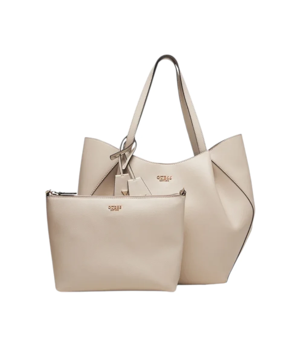 Guess - Γυναικεία Τσάντα Χειρός Tote Amorette HWBG7898240-LTA Μπεζ