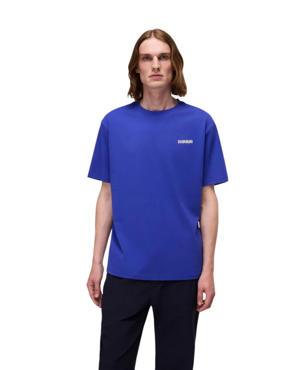 Napapijri - Ανδρικό T-shirt S Smallbox Regular Fit NP0A88TR-B3B Μπλε