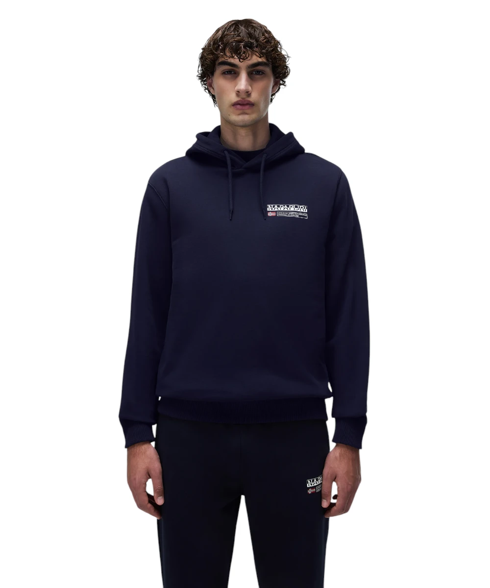 Napapijri - Ανδρικό Φούτερ B Kasbah Hoodie NP0A4HPB-176 Μπλε Σκούρο