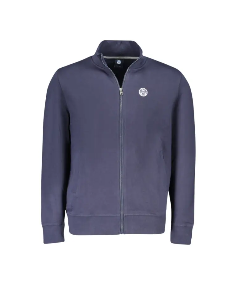 North Sails - Ανδρική Ζακέτα Φούτερ 993025-000-0802 Μπλε Σκούρο