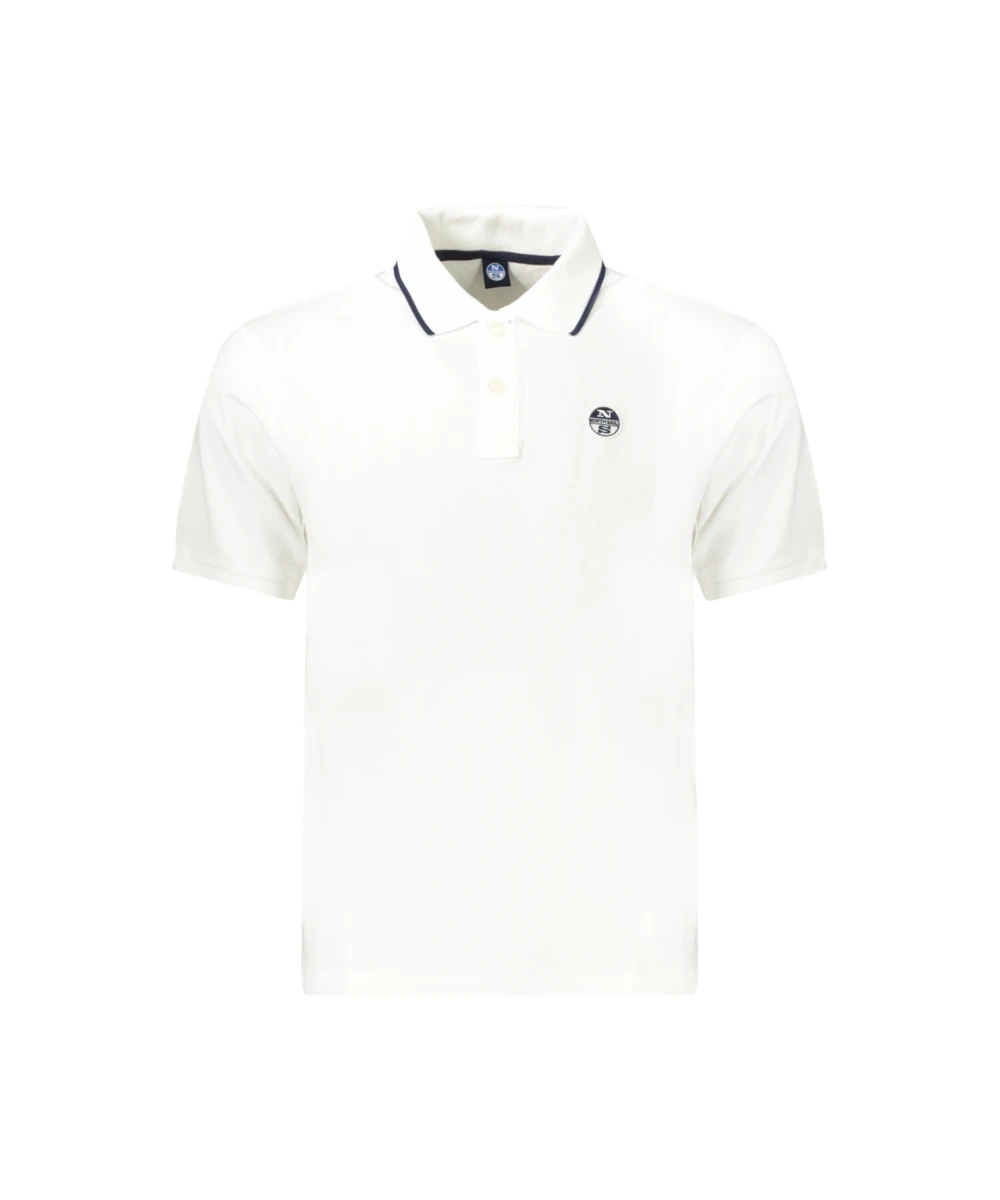 North Sails - Ανδρικό T-shirt Κοντομάνικο Polo 995012-000-0101 Λευκό