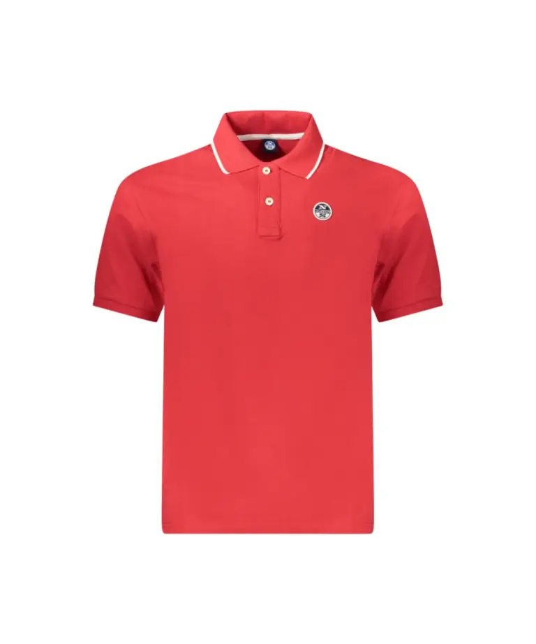 North Sails - Ανδρικό T-shirt Κοντομάνικο Polo 995012-000-0230 Κόκκινο