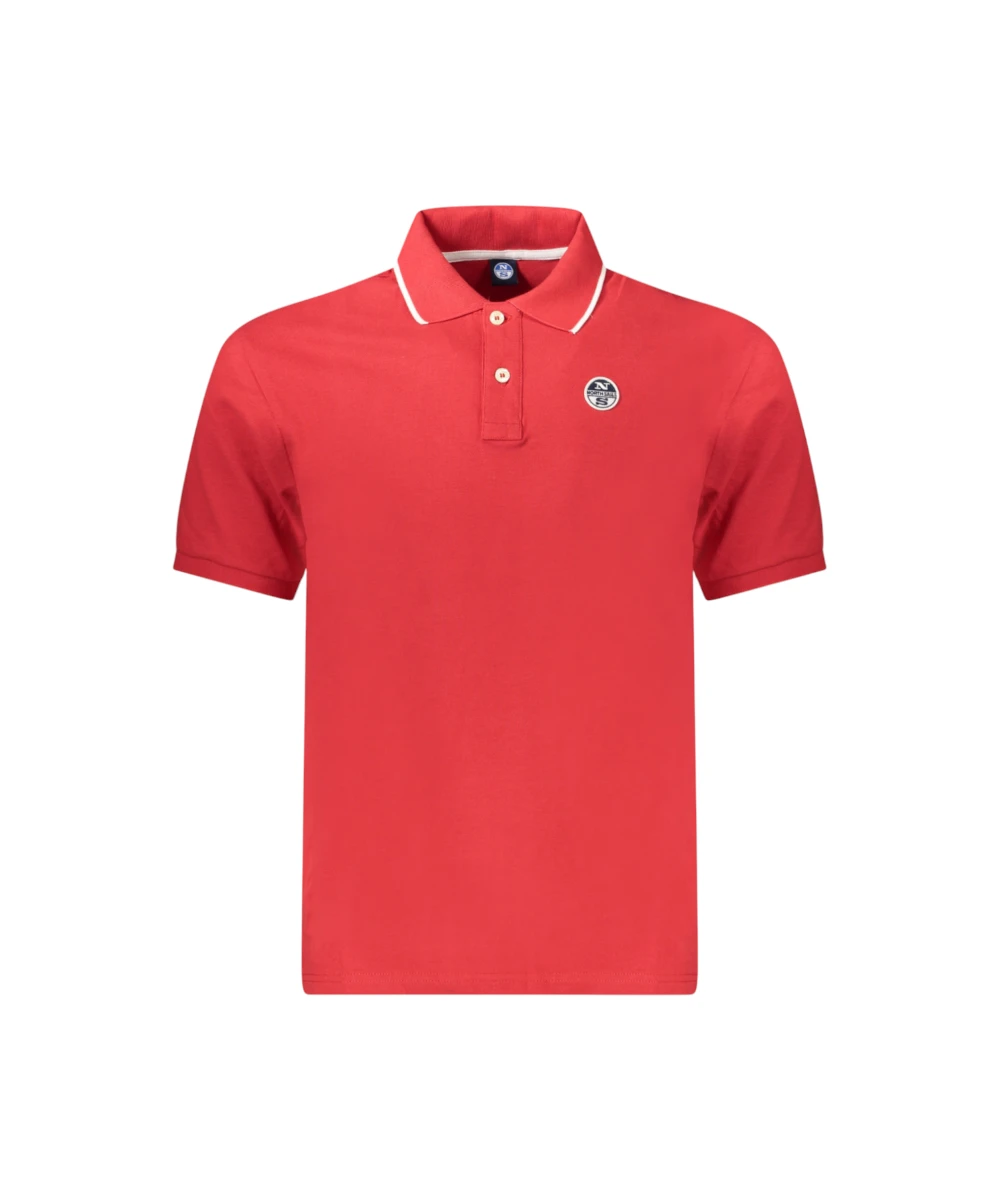 North Sails - Ανδρικό T-shirt Κοντομάνικο Polo 995012-000-0230 Κόκκινο