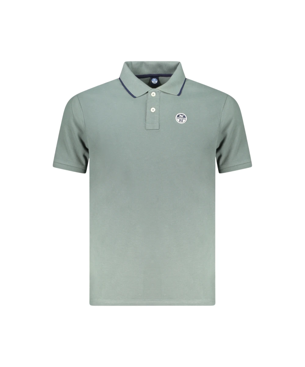 North Sails - Ανδρικό T-shirt Κοντομάνικο Polo 995012-000-0419 Πράσινο