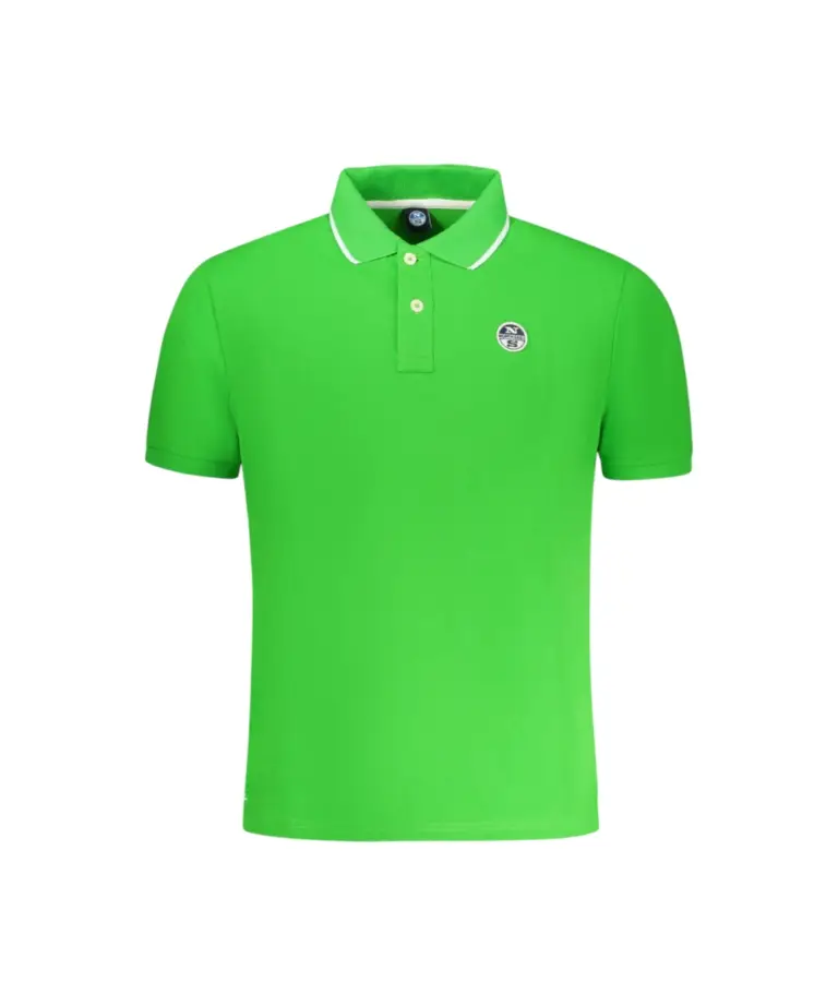 North Sails - Ανδρικό T-shirt Κοντομάνικο Polo 995012-000-0432 Πράσινο Ανοιχτό