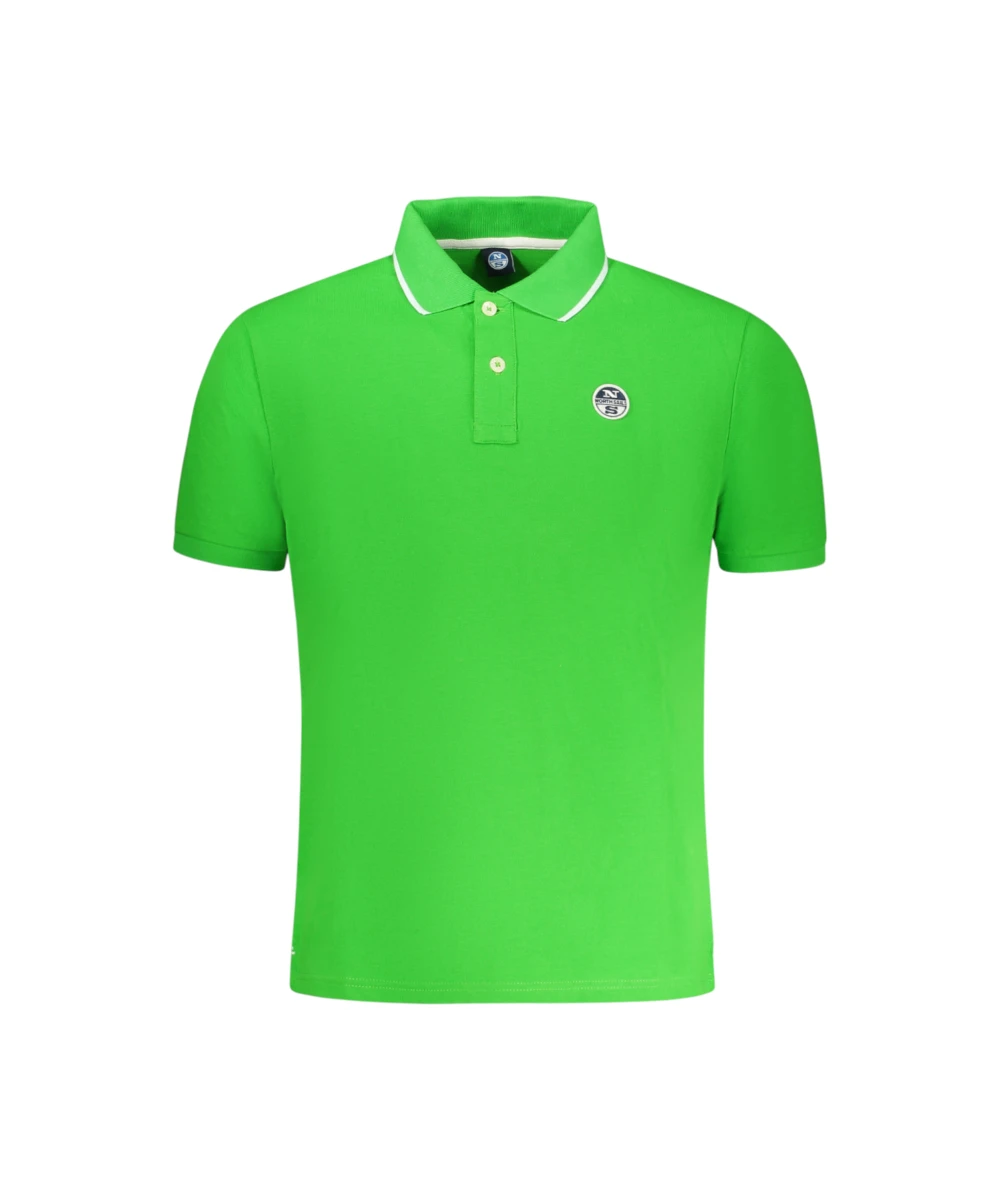 North Sails - Ανδρικό T-shirt Κοντομάνικο Polo 995012-000-0432 Πράσινο Ανοιχτό